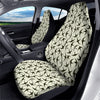 Black Swallow Vintage Print Pattern Car Seat Covers-grizzshop