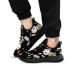 Black Teddy Bear Nurse Black Athletic Shoes-grizzshop