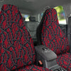 Black Thorns Horror Print Pattern Car Seat Covers-grizzshop