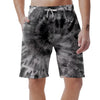 Black Tie Dye Men's Shorts-grizzshop