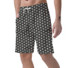 Black Tiny Polka Dot Men's Shorts-grizzshop