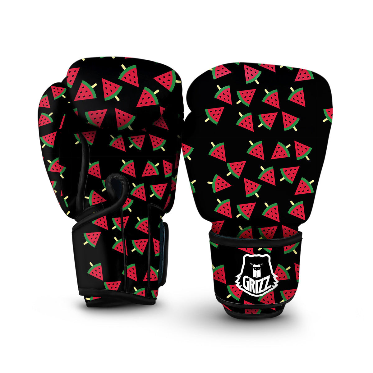 Black Watermelon Boxing Gloves-grizzshop