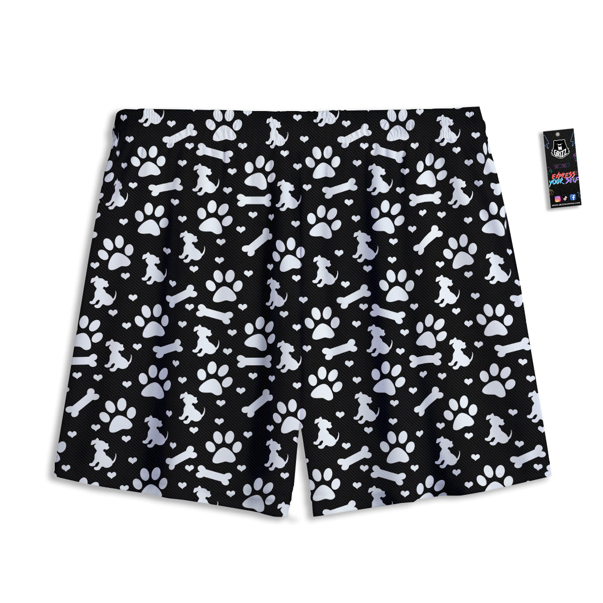 Cannabis Leaf Pink And Green Print Mesh Shorts