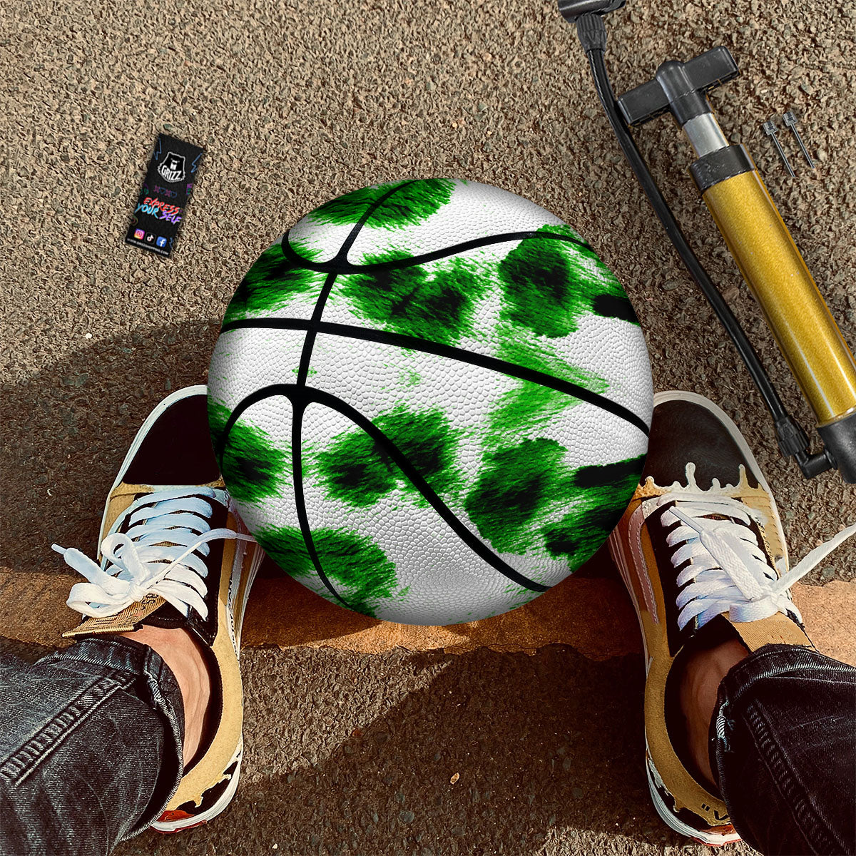 Black Magic Witch Hand Of Glory Print Basketball