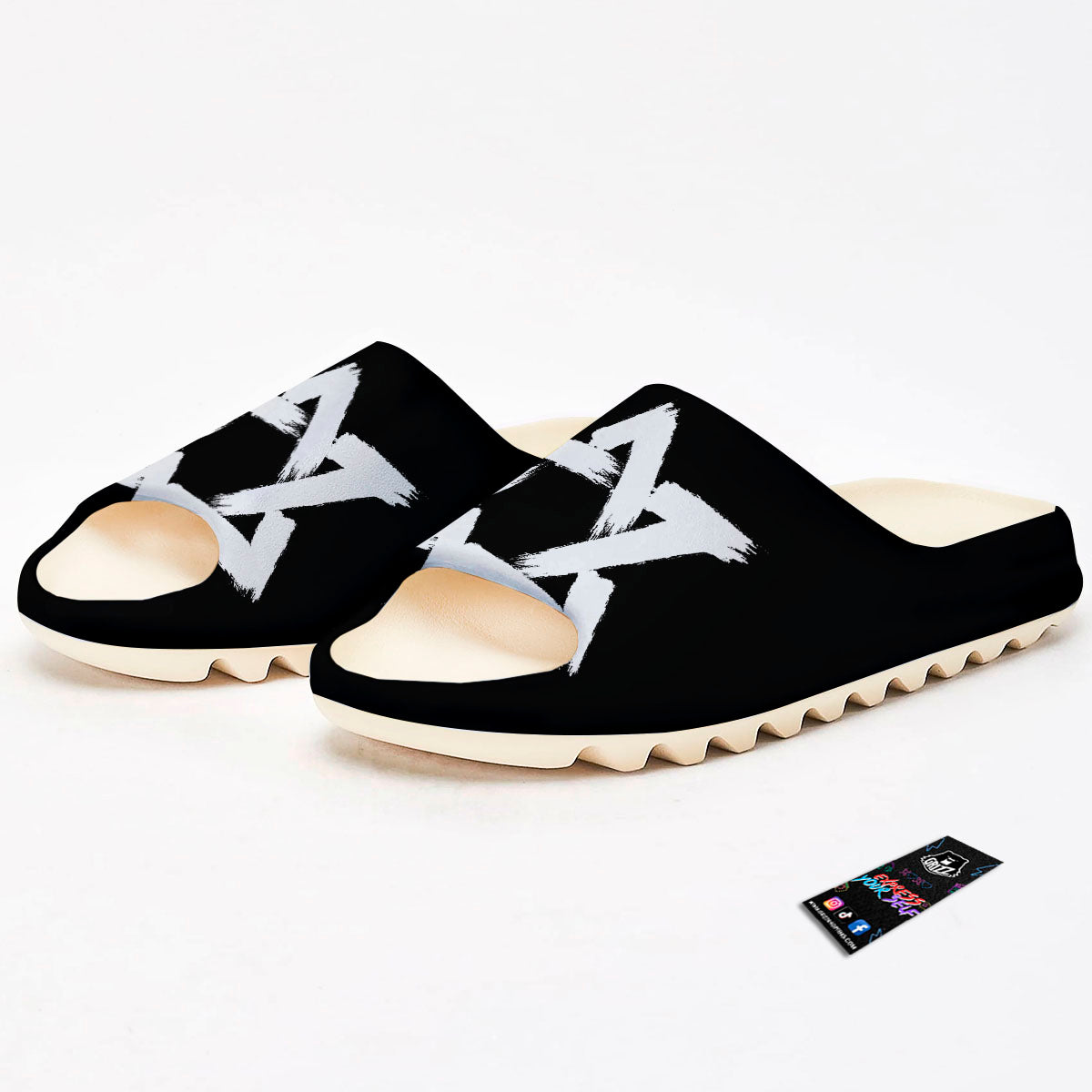 Butterfly Colorful Print Pattern Sandals