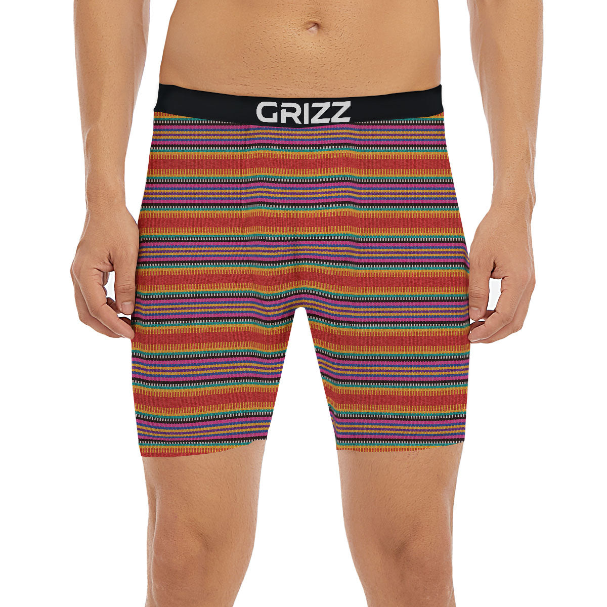 Blanket Ethnic Mexican Print Pattern Boxer Briefs-grizzshop
