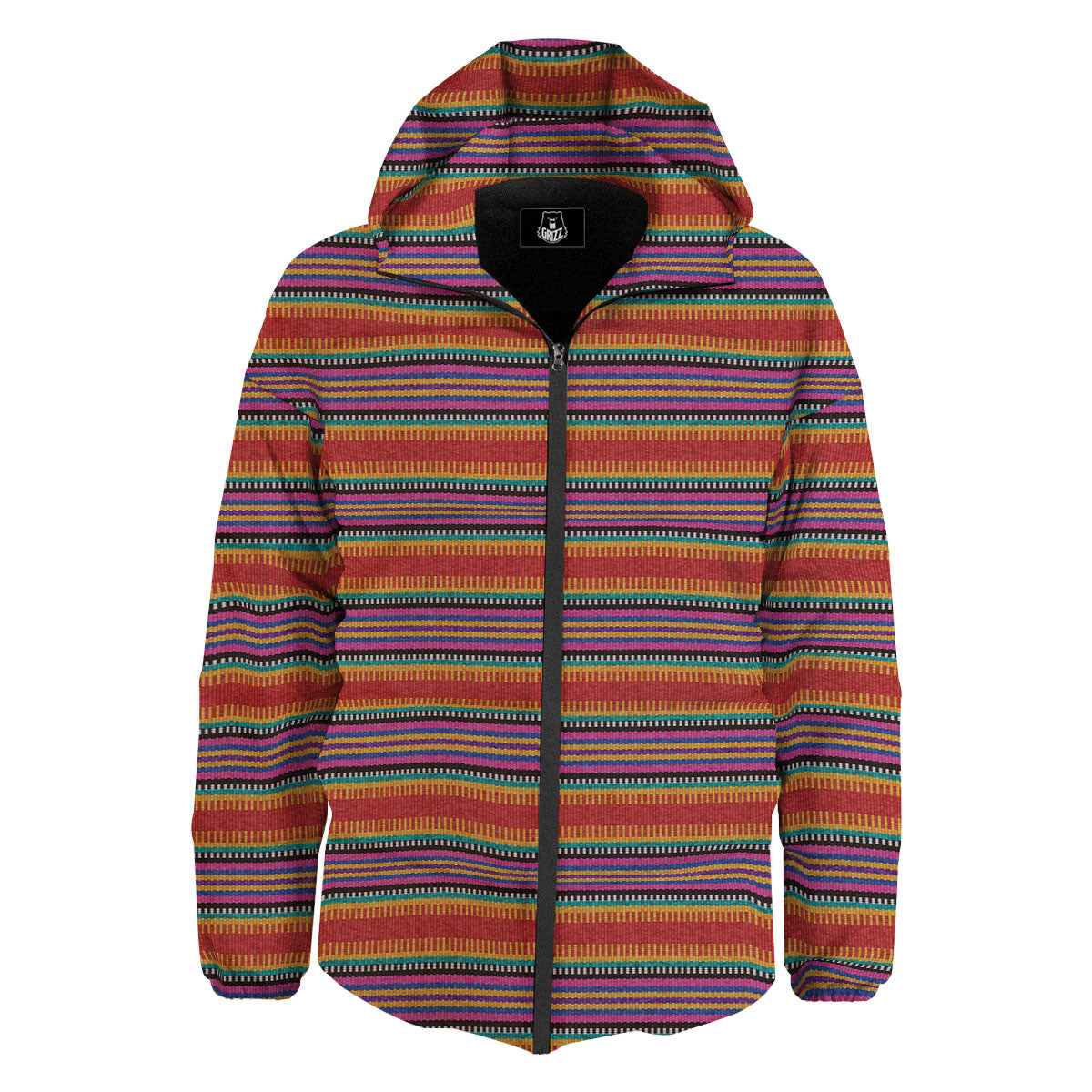 Blanket Ethnic Mexican Print Pattern Down Jacket-grizzshop