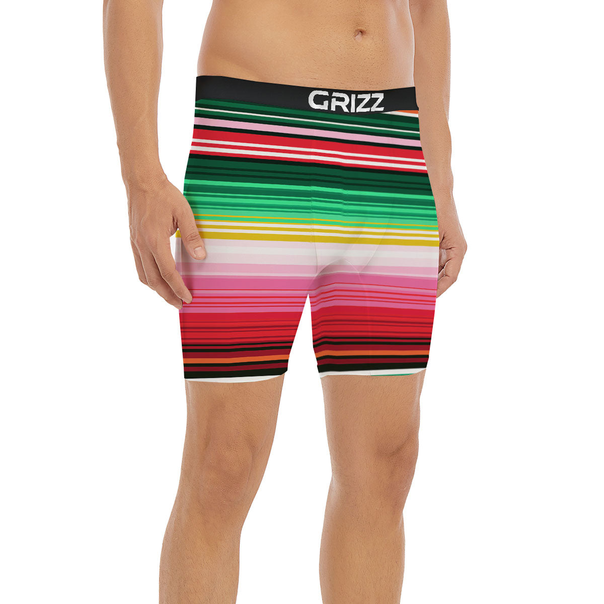 Blanket Mexican Serape Print Pattern Boxer Briefs-grizzshop