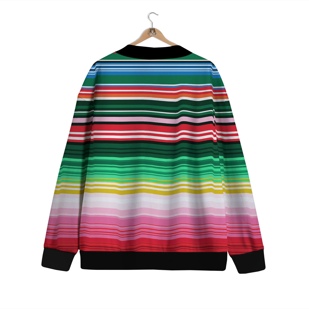 Blanket Mexican Serape Print Pattern Cardigan-grizzshop