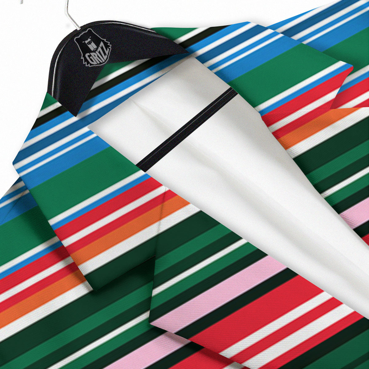 Blanket Mexican Serape Print Pattern Men's Sport Coat-grizzshop