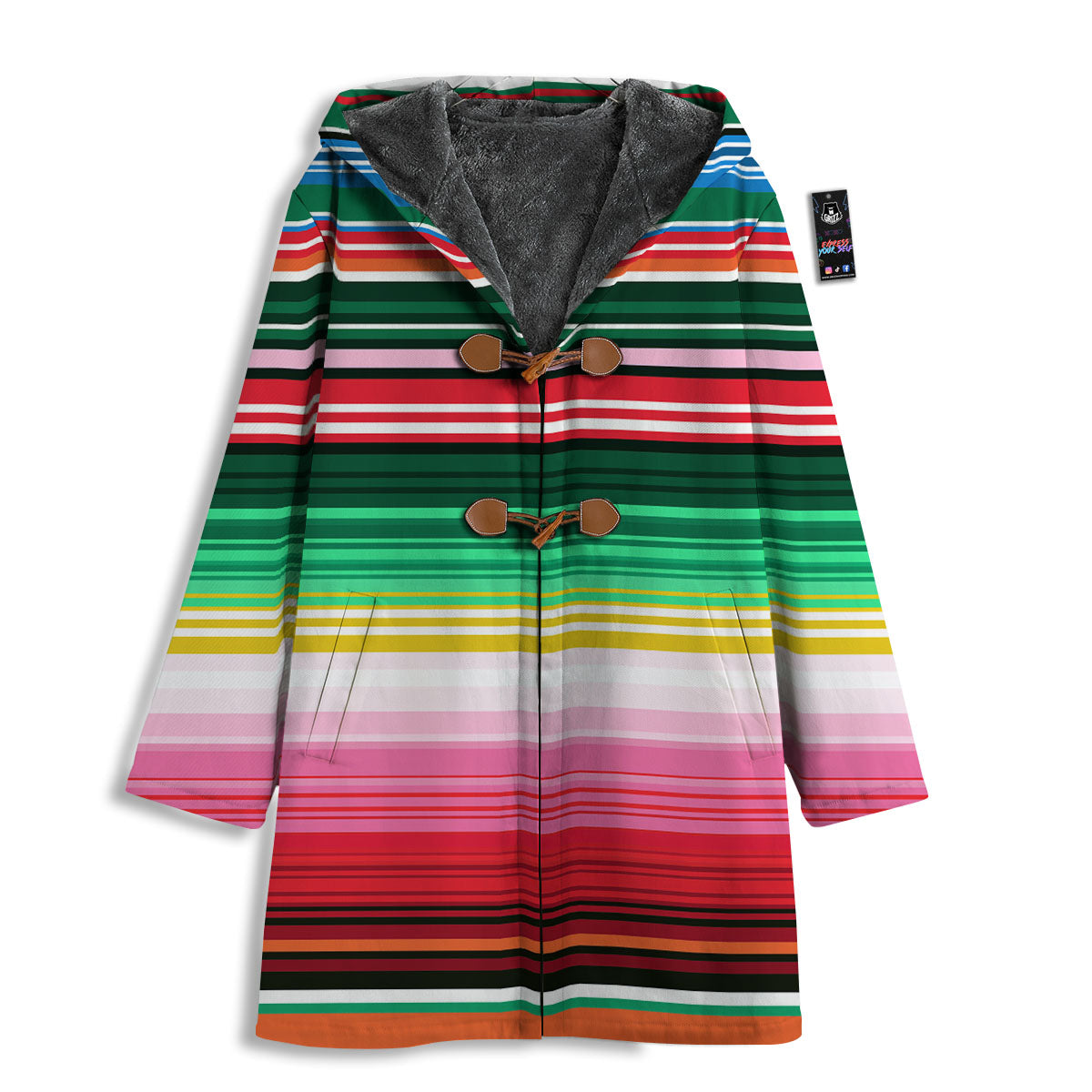 Blanket Mexican Serape Print Pattern Men's Windbreaker Jacket-grizzshop