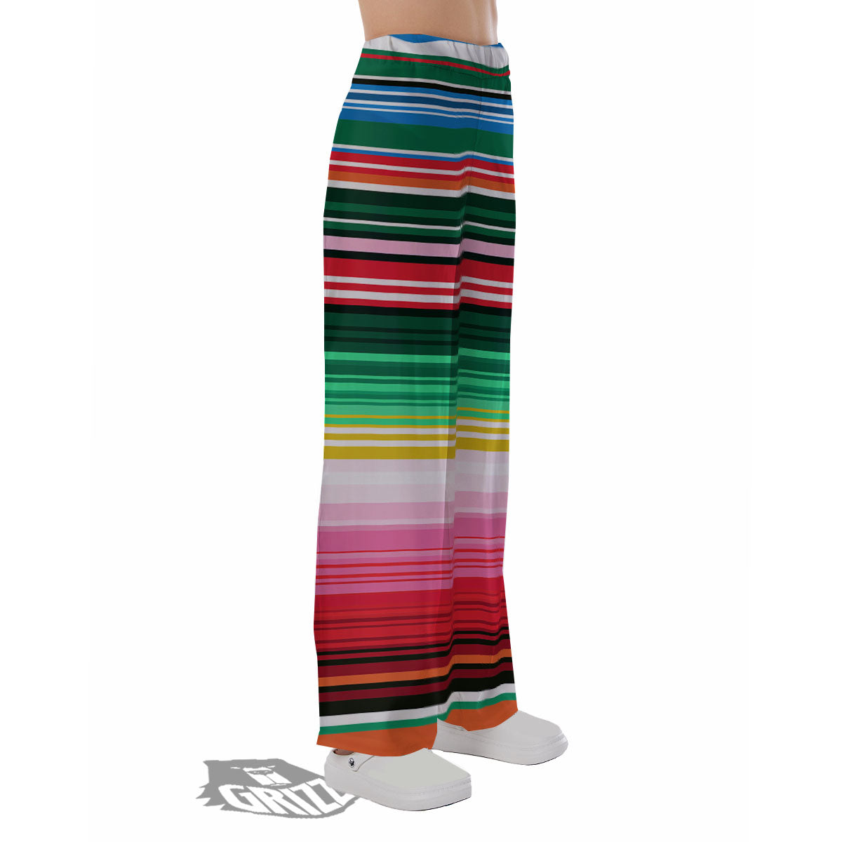 Blanket Mexican Serape Print Pattern Pajama Pants-grizzshop