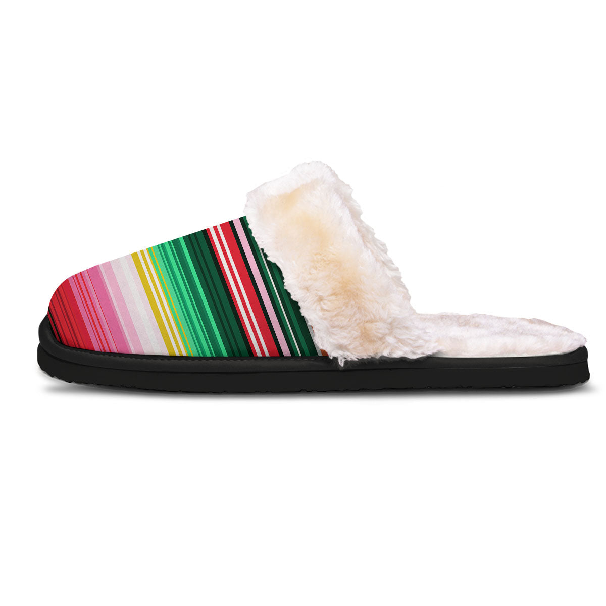 Blanket Mexican Serape Print Pattern Slippers-grizzshop