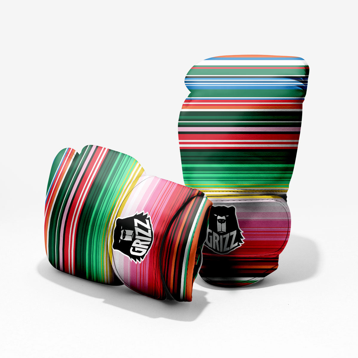 Blanket Mexican Serape Print Pattern Pro Boxing Glove