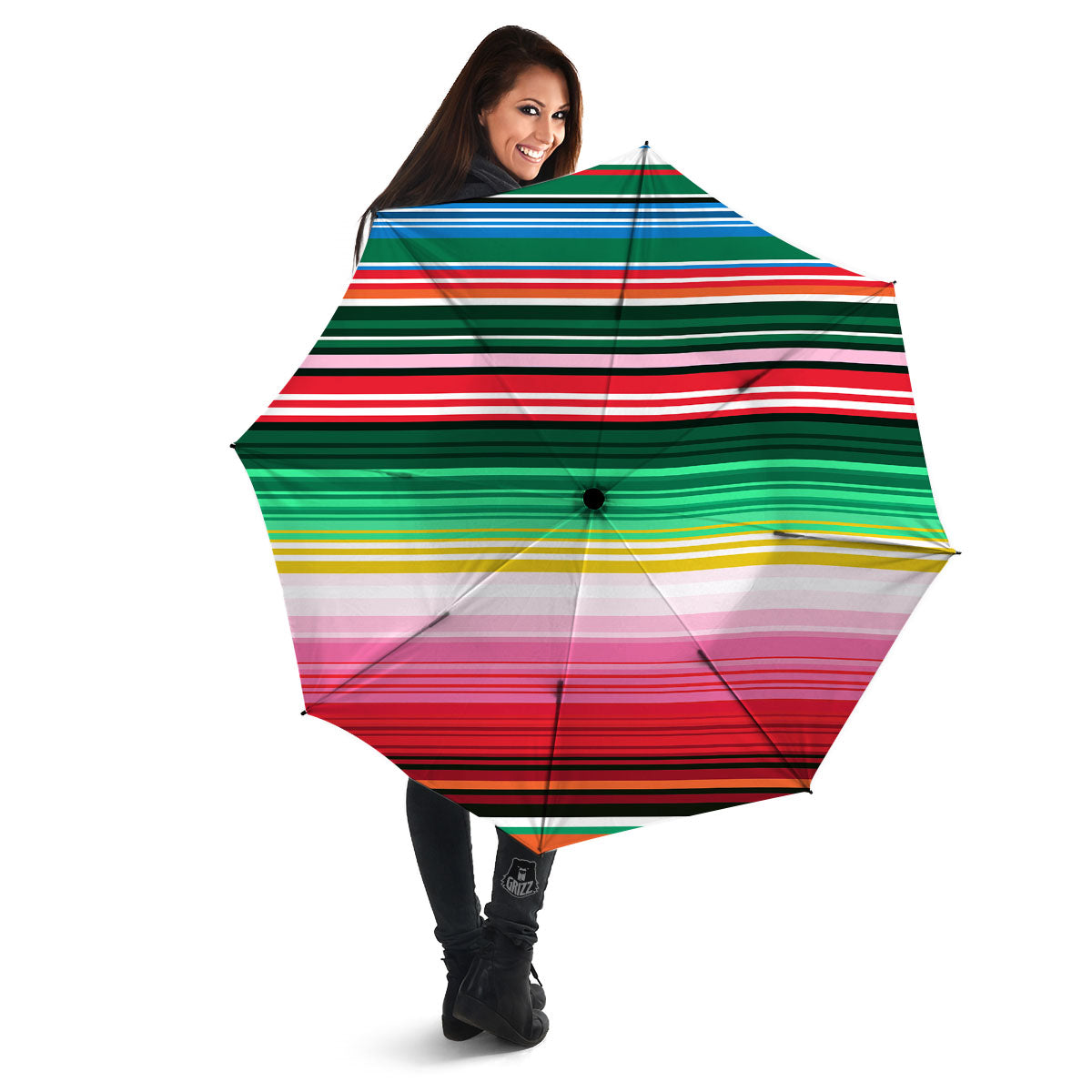 Blanket Mexican Serape Print Pattern Umbrella-grizzshop