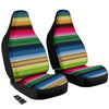 Blanket Mexican Striped Print Pattern Car Seat Covers-grizzshop