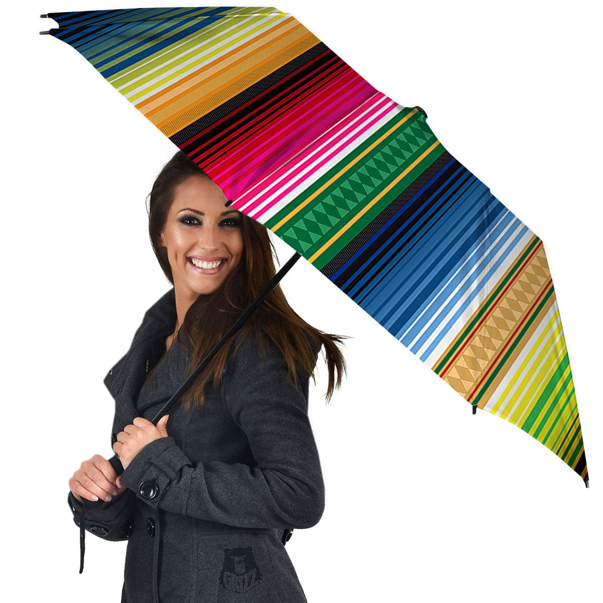 Blanket Mexican Striped Print Pattern Umbrella-grizzshop