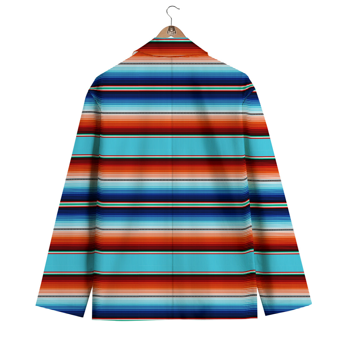 Blanket Mexican Vintage Print Pattern Men's Blazer-grizzshop
