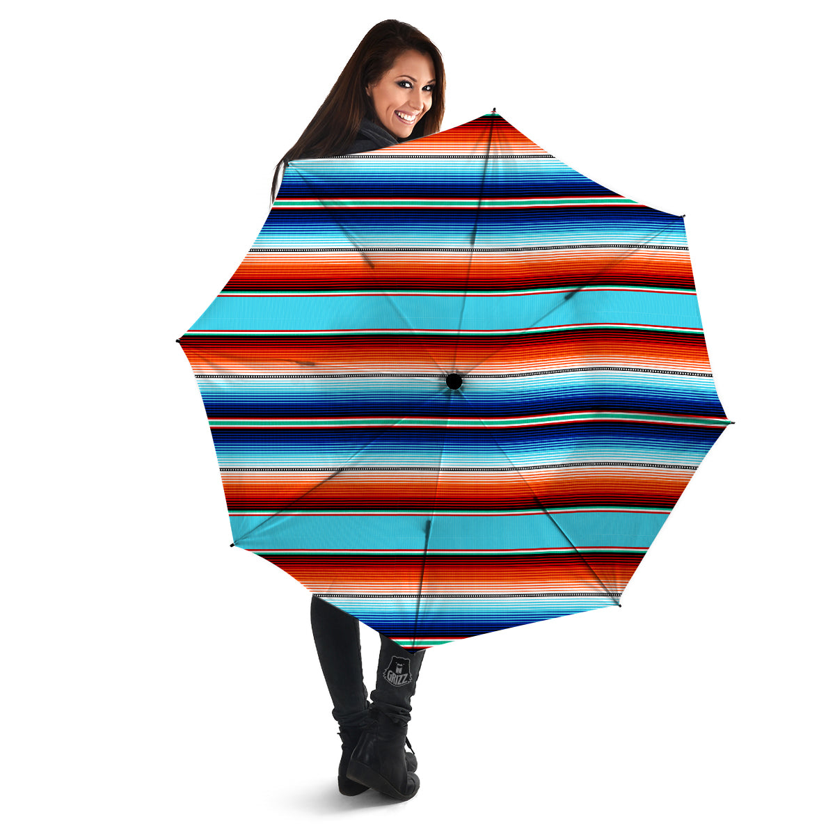 Blanket Mexican Vintage Print Pattern Umbrella-grizzshop