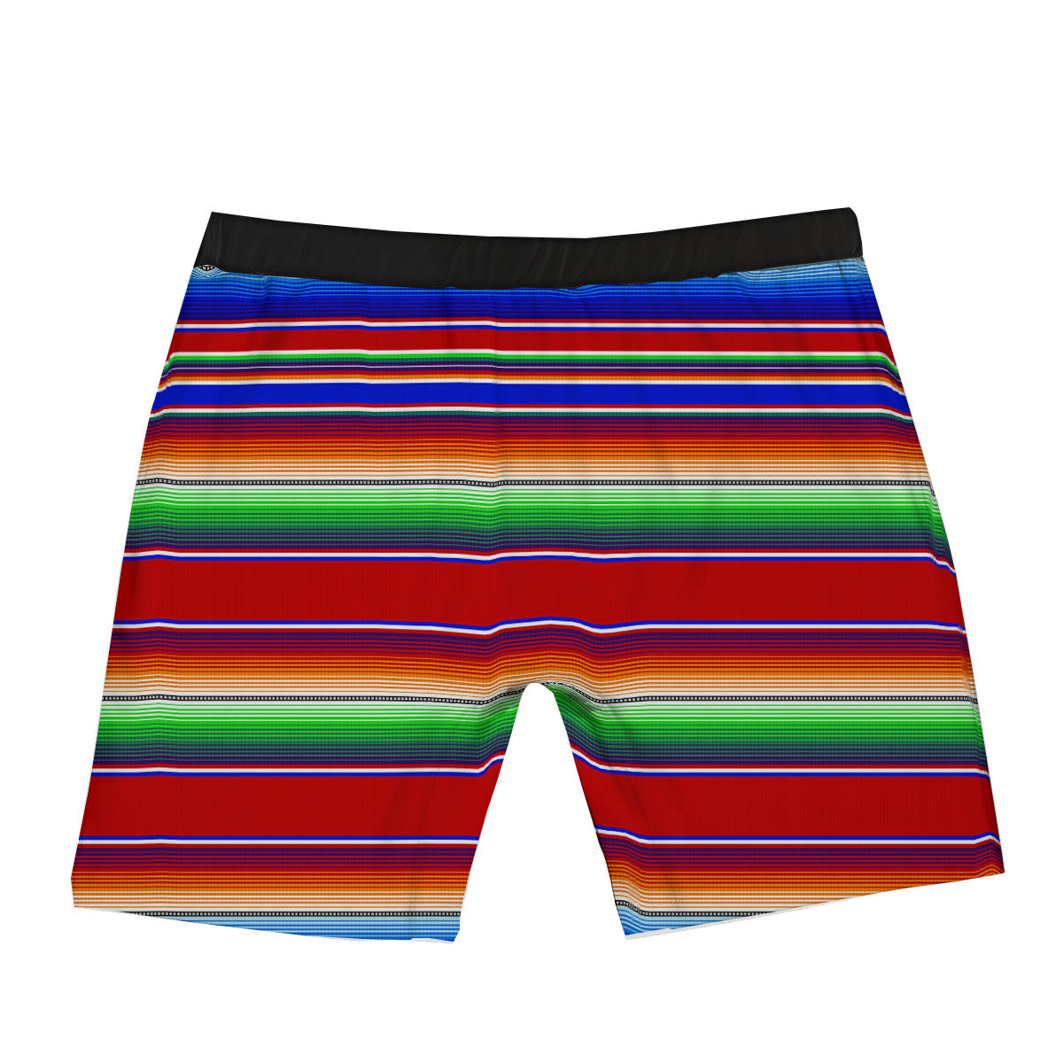 Blanket Stripe Ethnic Mexican Print Boxer Briefs-grizzshop
