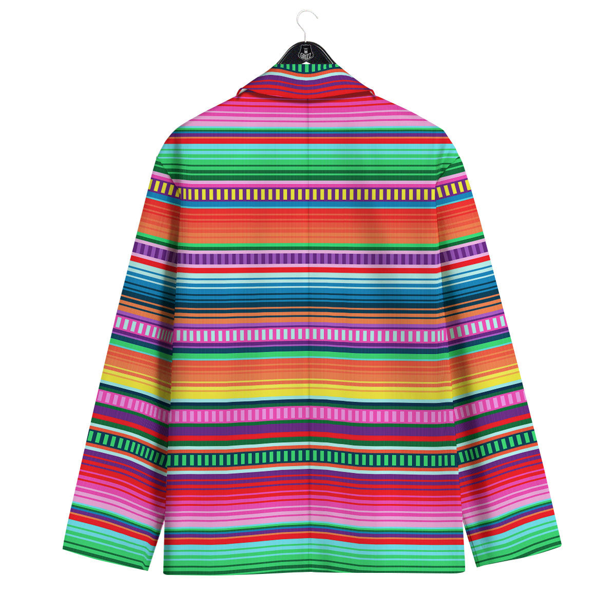 Blanket Stripe Ethnic Serape Print Men's Sport Coat-grizzshop