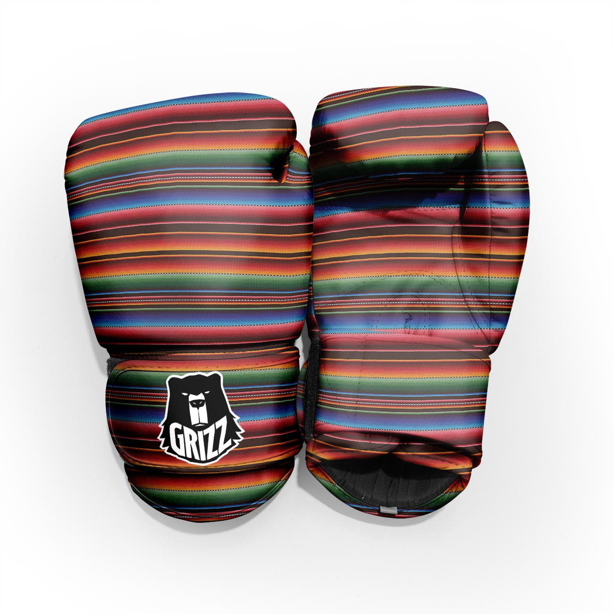 Blanket Stripe Tribal Mexican Print Pro Boxing Glove