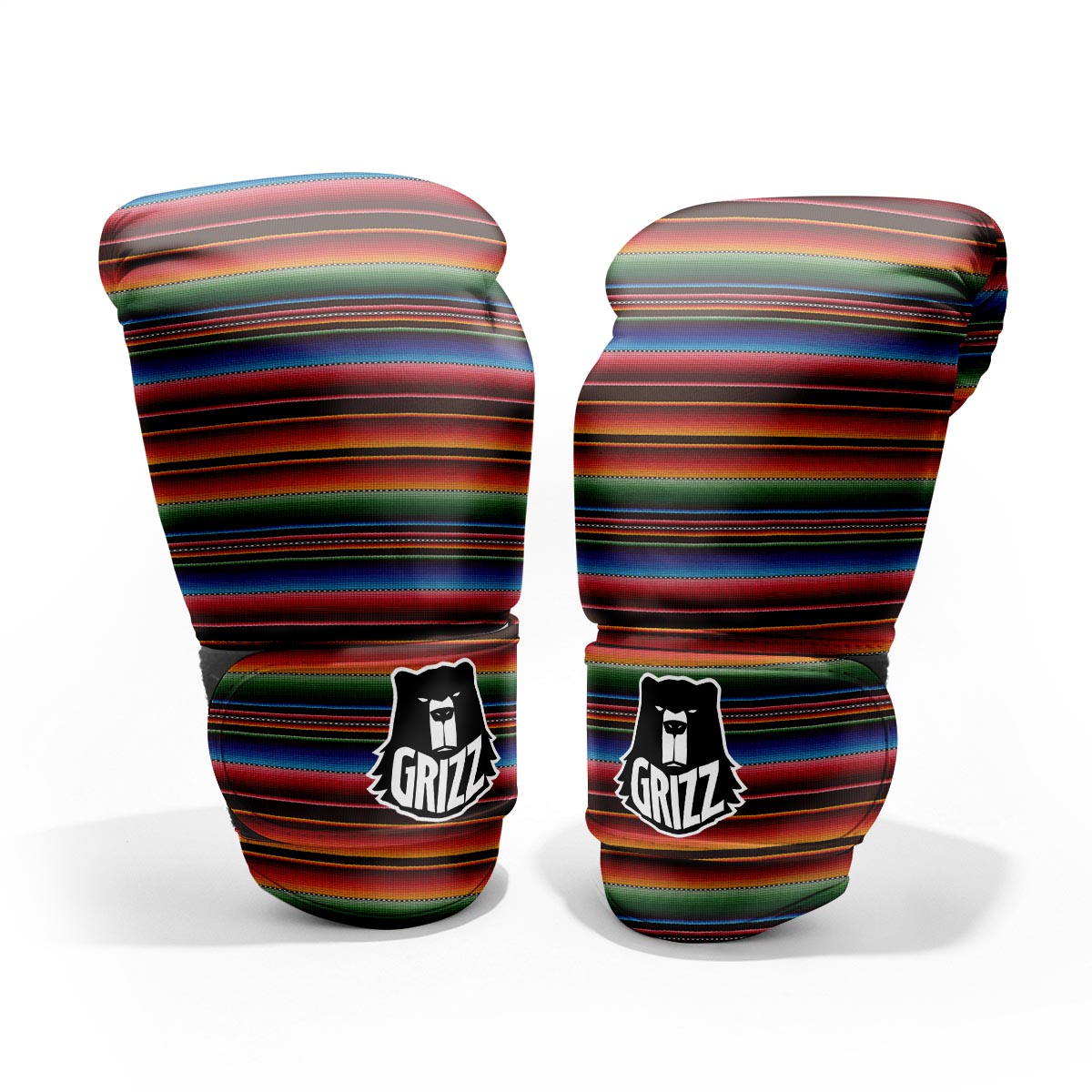 Blanket Stripe Tribal Mexican Print Pro Boxing Glove