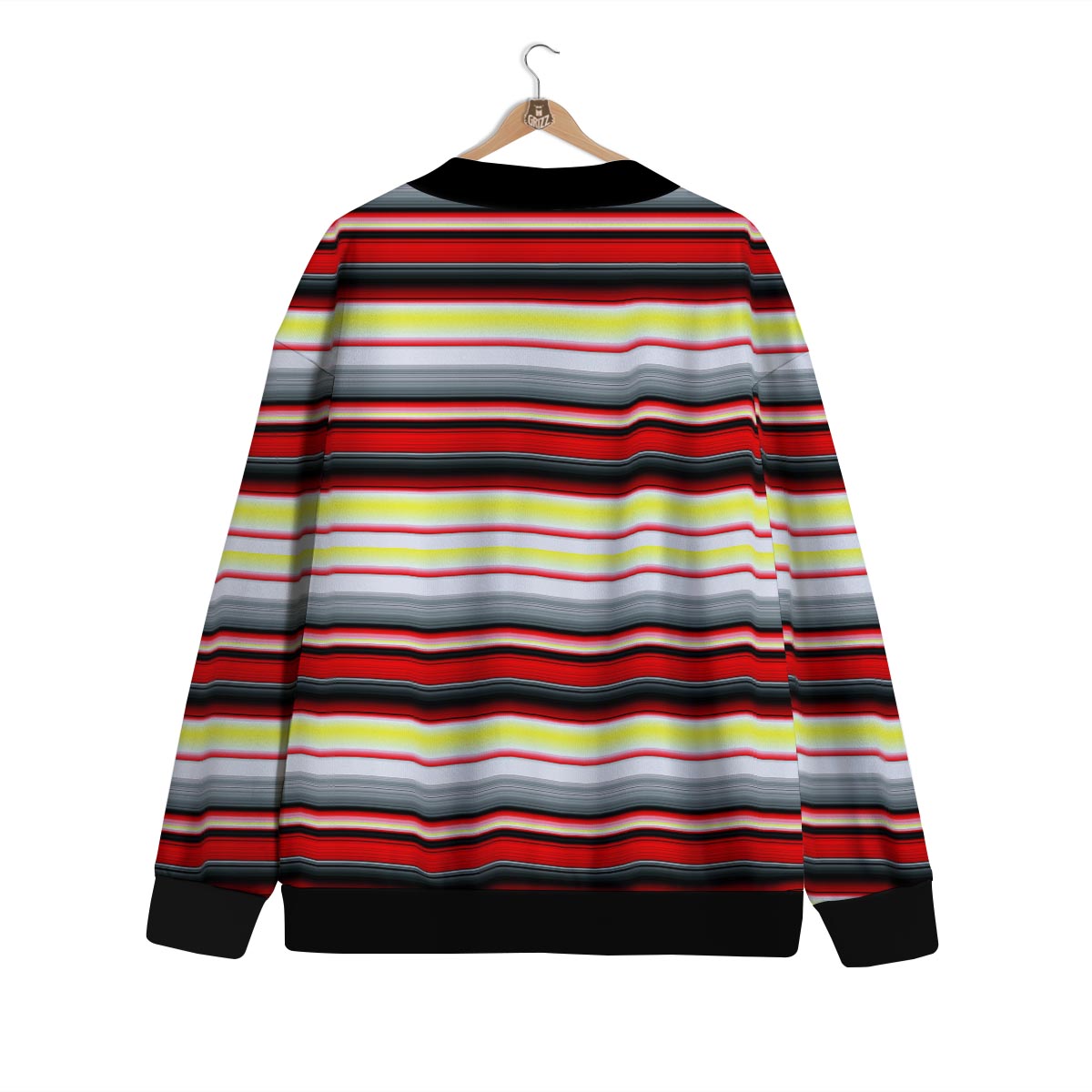 Blanket Stripe Tribal Serape Print Pattern Cardigan-grizzshop