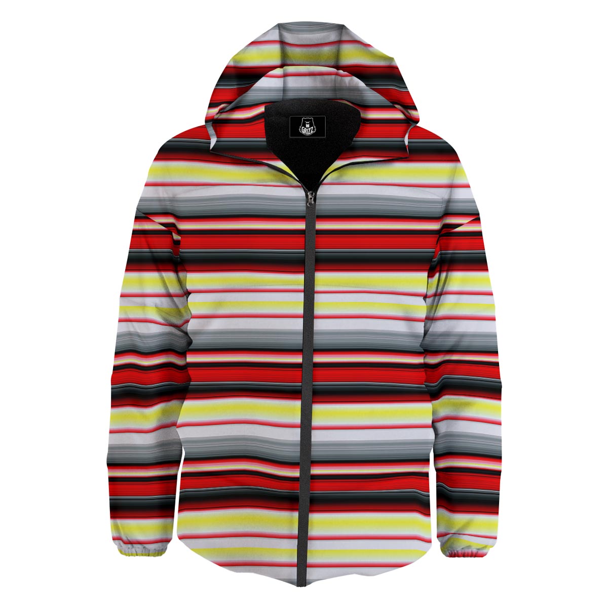 Blanket Stripe Tribal Serape Print Pattern Down Jacket-grizzshop