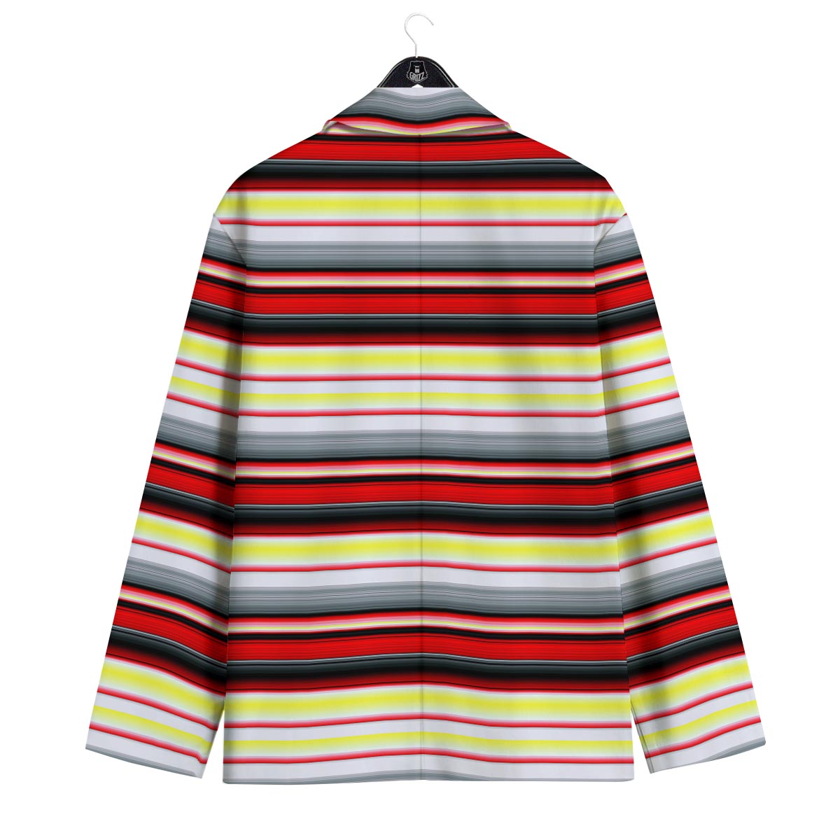 Blanket Stripe Tribal Serape Print Pattern Men's Sport Coat-grizzshop