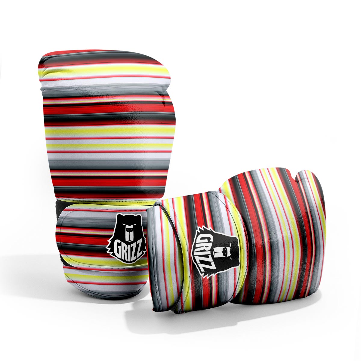 Blanket Stripe Tribal Serape Print Pattern Pro Boxing Glove