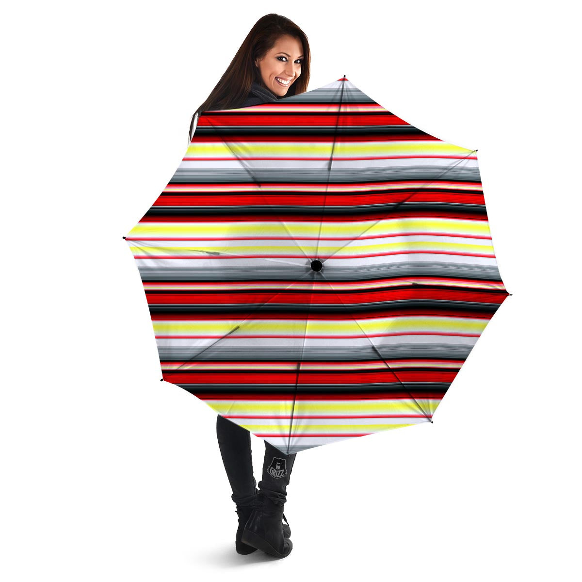 Blanket Stripe Tribal Serape Print Pattern Umbrella-grizzshop