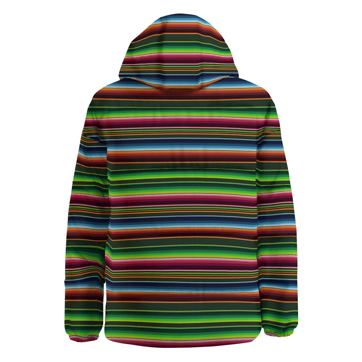 Blanket Tribal Mexican Print Pattern Down Jacket-grizzshop