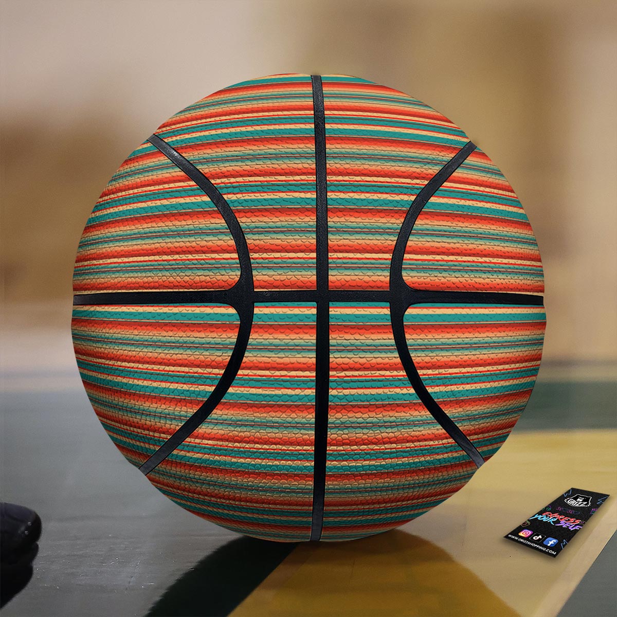 Blanket Tribal Serape Print Pattern Basketball
