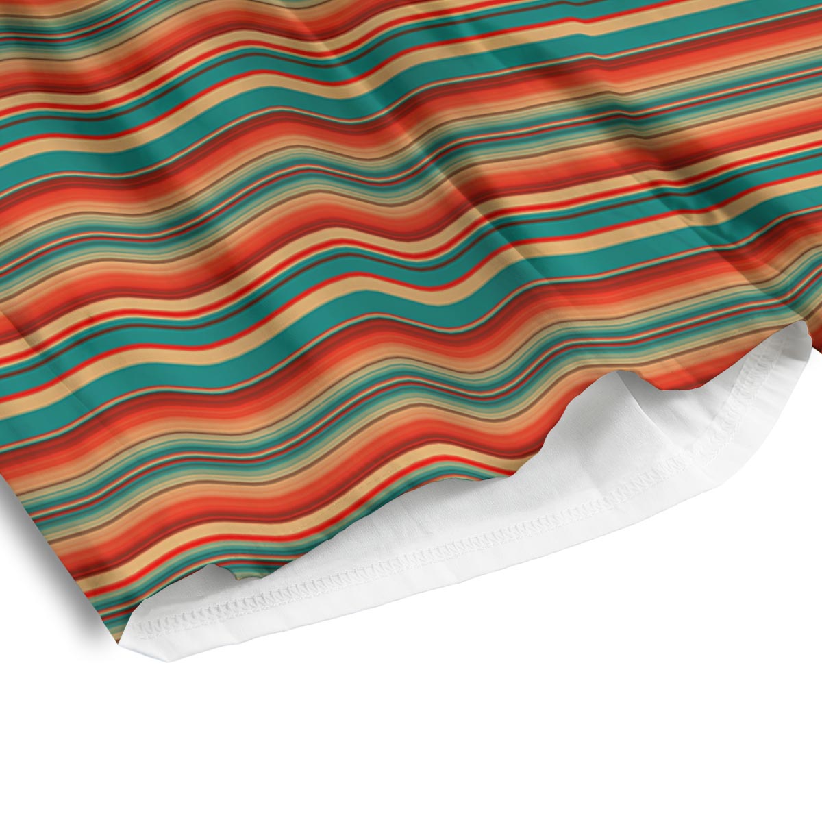 Blanket Tribal Serape Print Pattern Men's Athletic Shorts