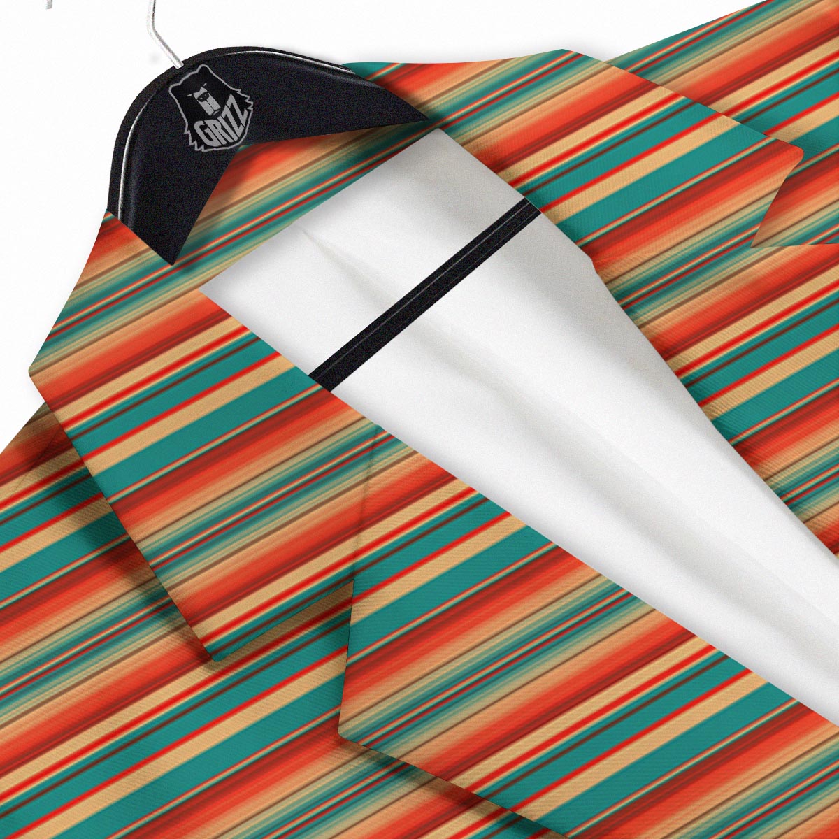Blanket Tribal Serape Print Pattern Men's Sport Coat-grizzshop
