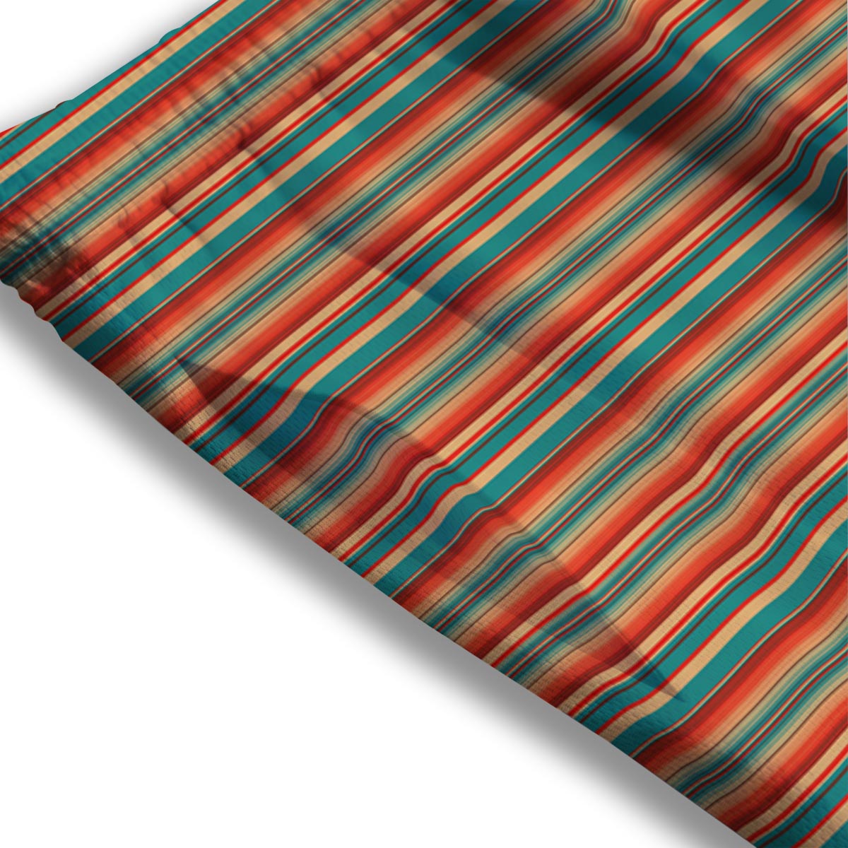 Blanket Tribal Serape Print Pattern Mesh Shorts