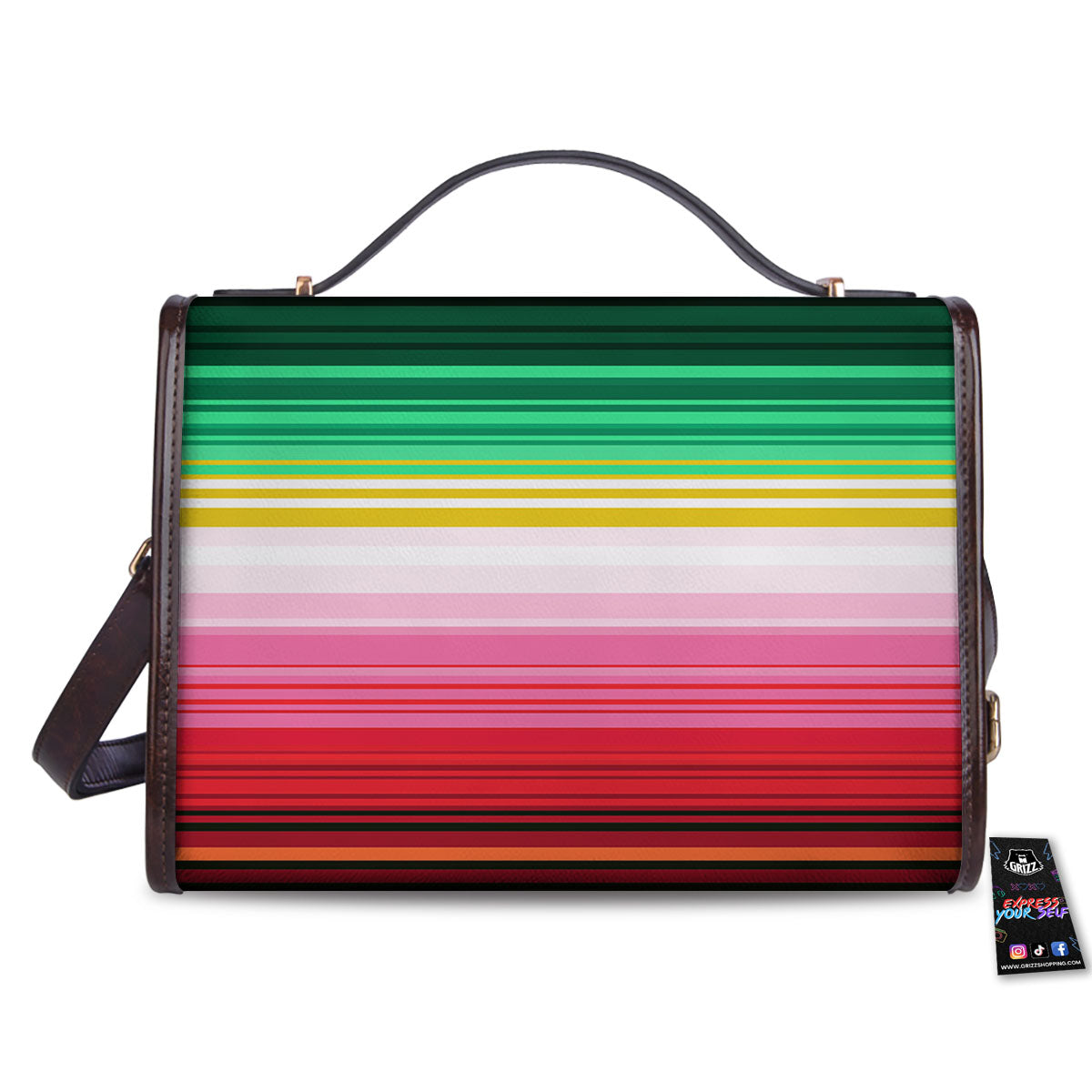 Blanket Mexican Serape Print Pattern Women's Satchel Bag