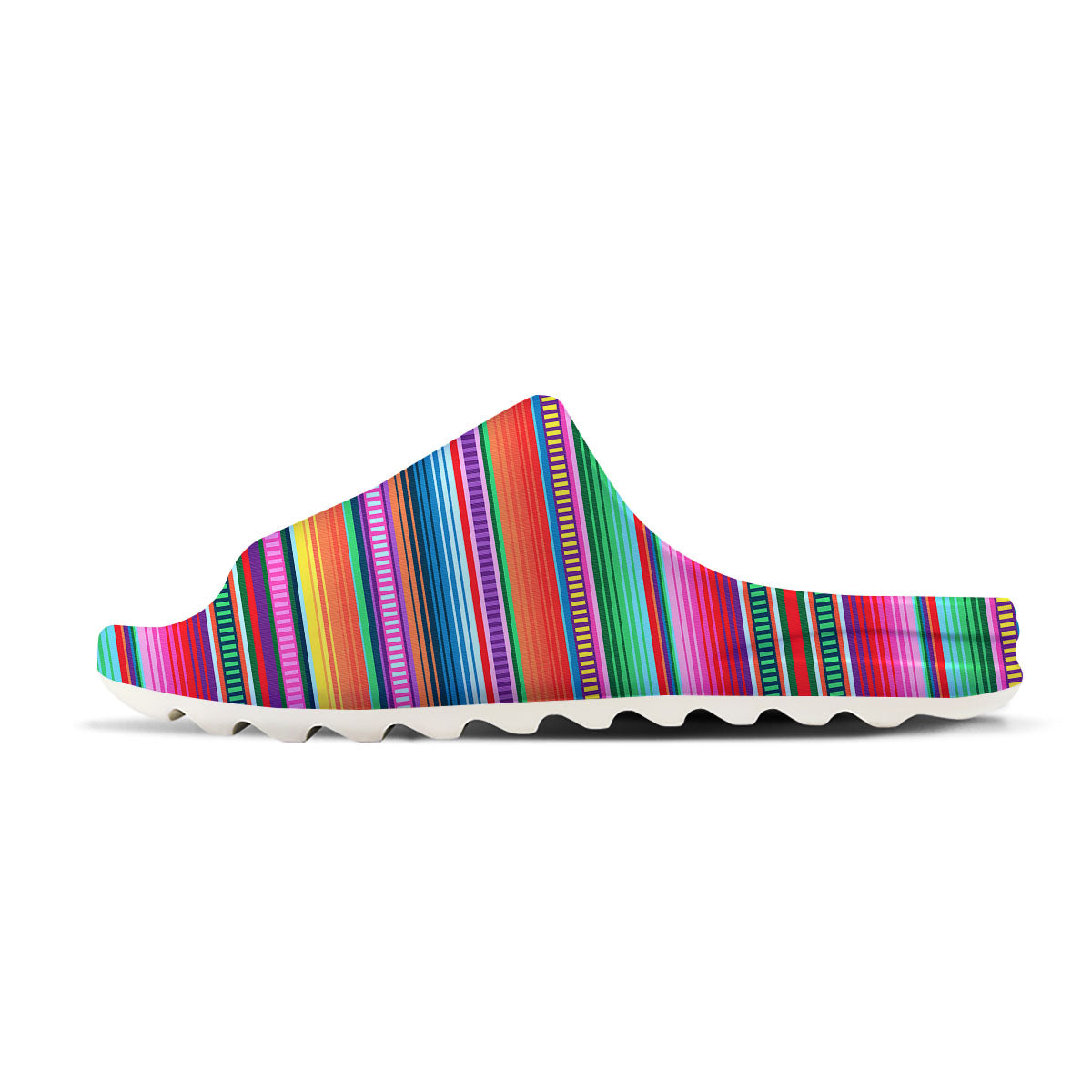 Blanket Stripe Ethnic Serape Print Sandals-grizzshop