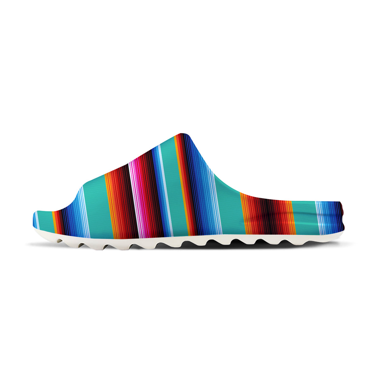 Blanket Stripes Cinco De Mayo Print Sandals-grizzshop
