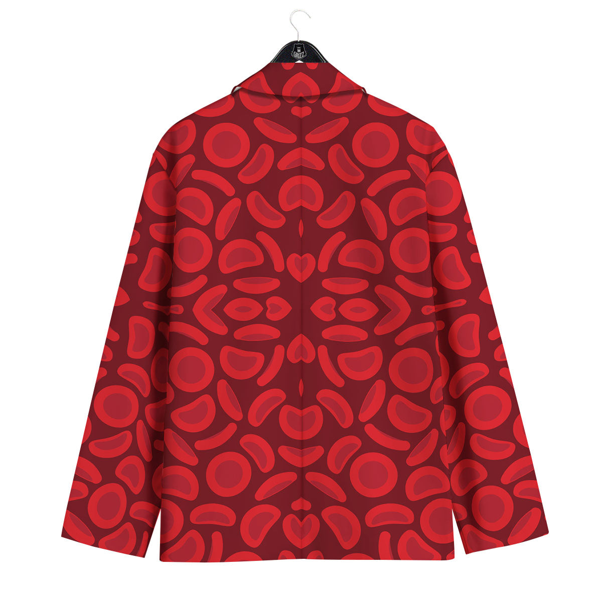Blood Cells Red Print Pattern Men's Sport Coat-grizzshop