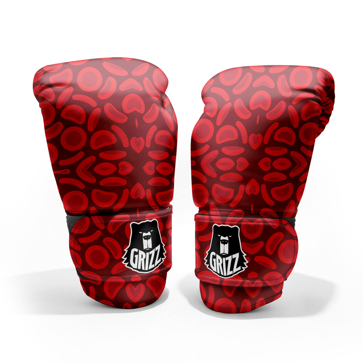 Blood Cells Red Print Pattern Pro Boxing Glove