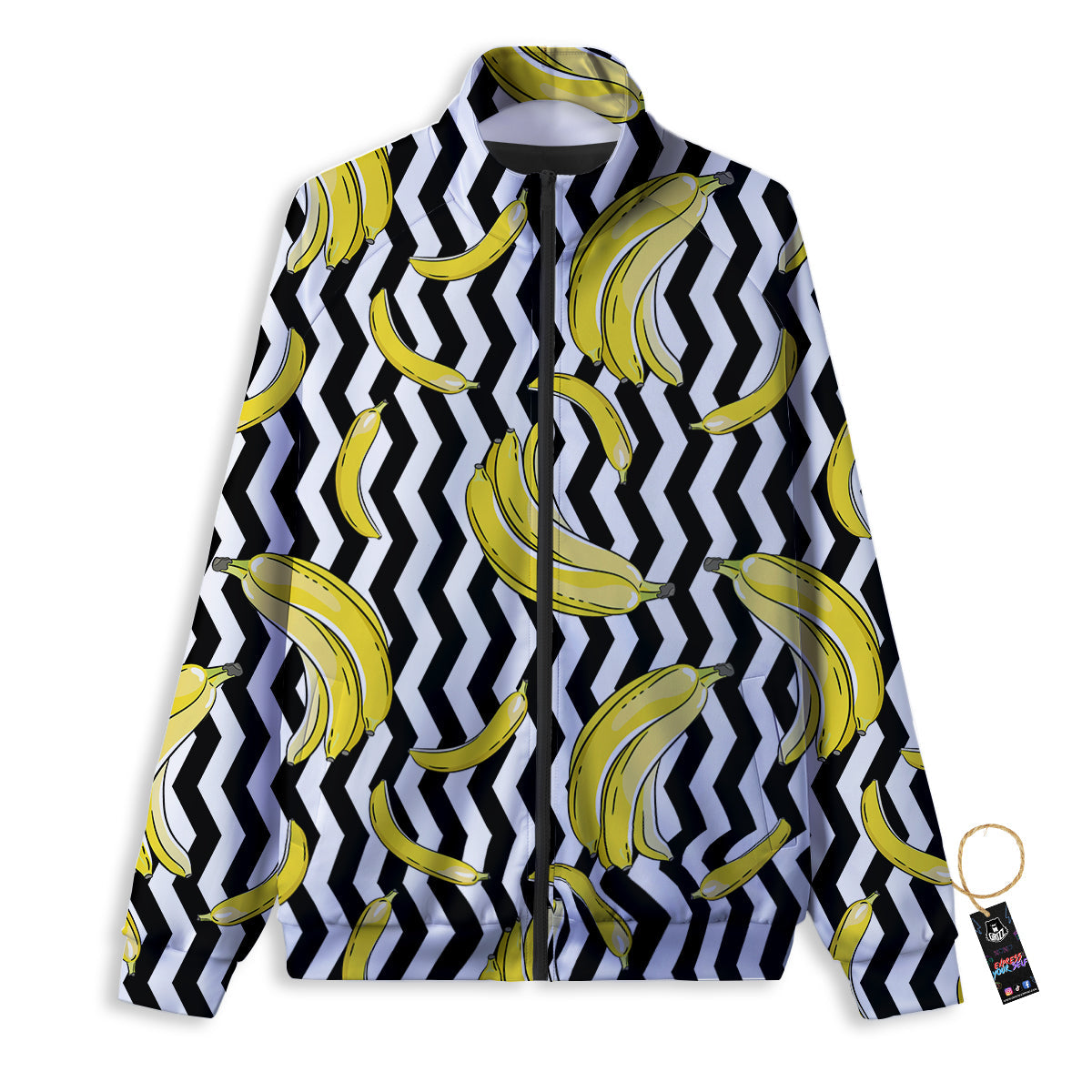 Blood Cells Red Print Pattern Track Jacket-grizzshop