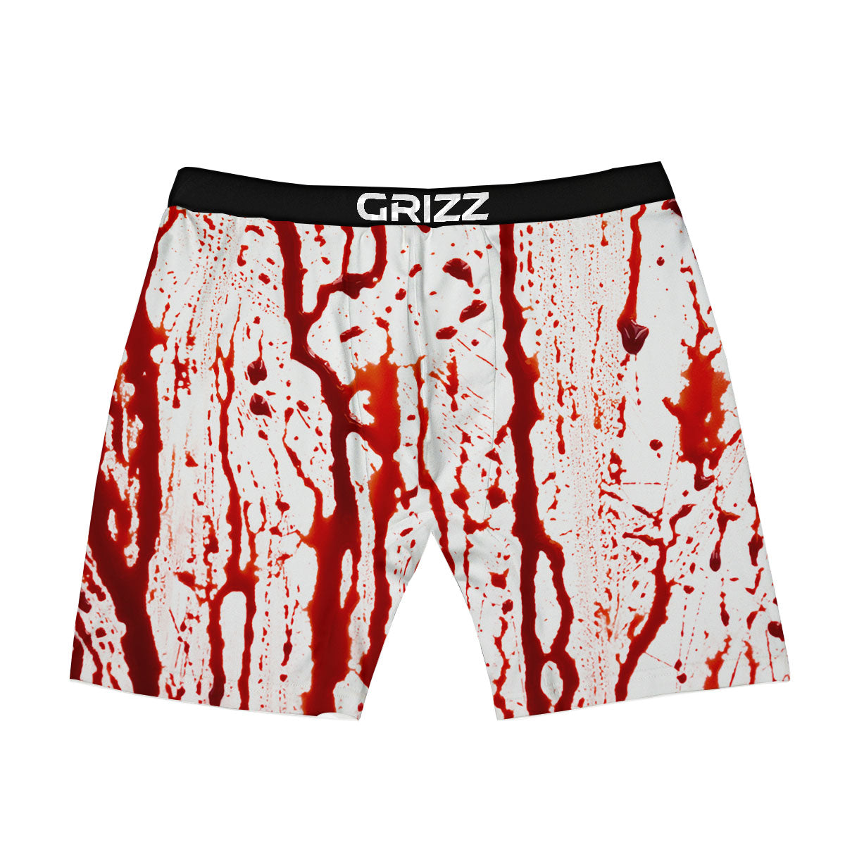Blood Drip Print Boxer Briefs-grizzshop