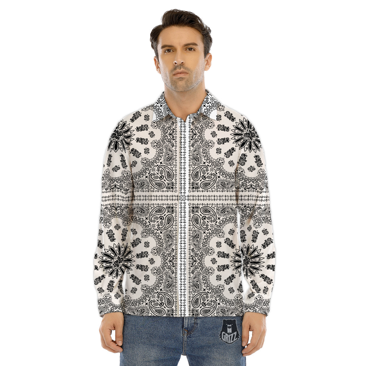 Blood Drop Red Print Pattern Men's Dress Shirts-grizzshop