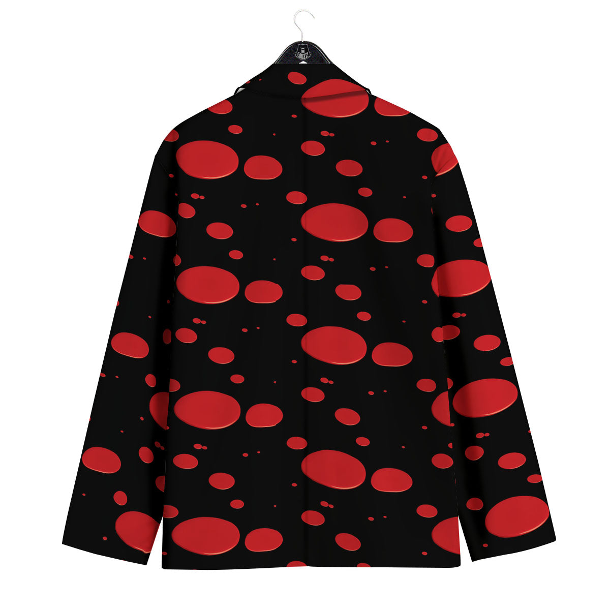 Blood Drop Red Print Pattern Men's Sport Coat-grizzshop