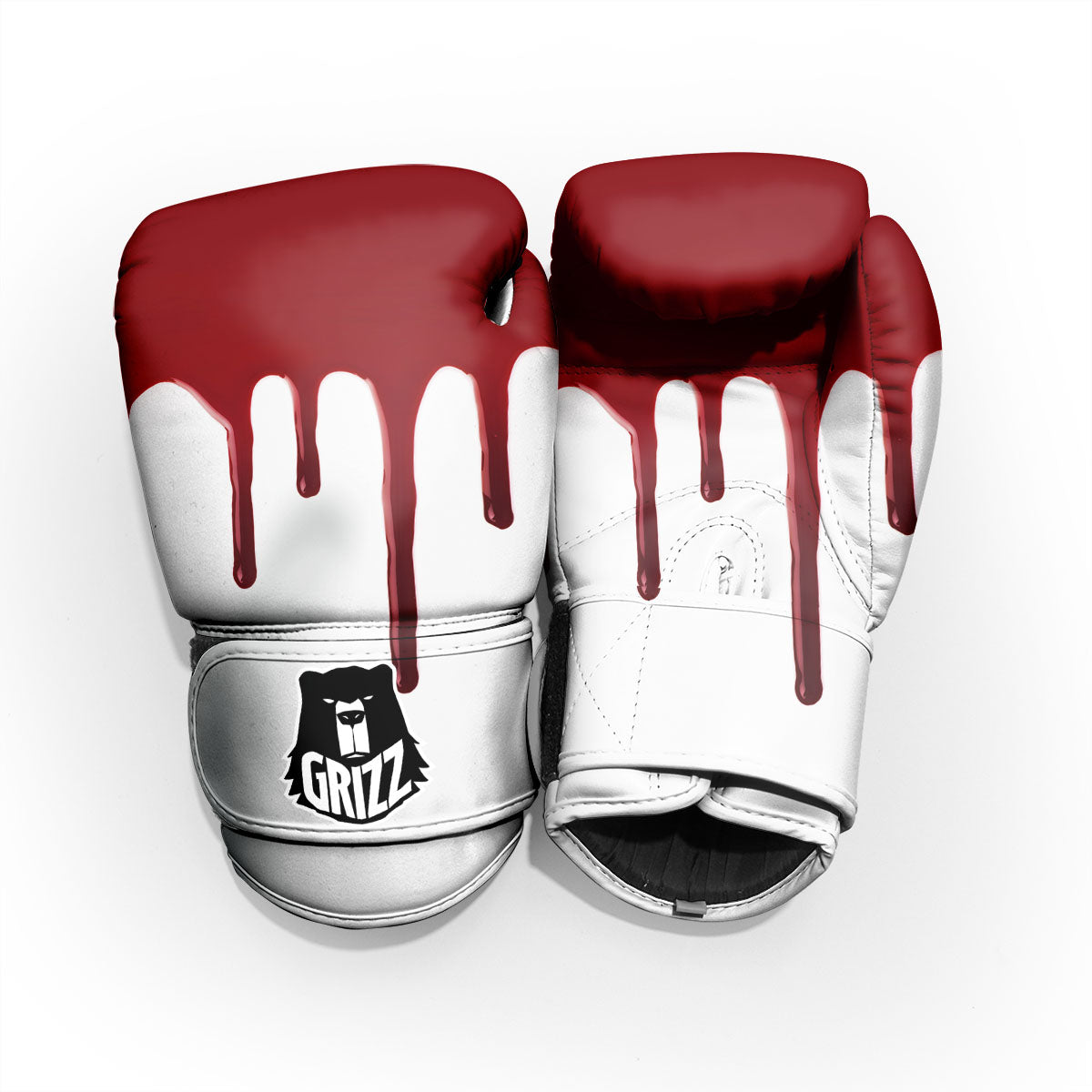 Blood Flowing Red Print Pro Boxing Glove