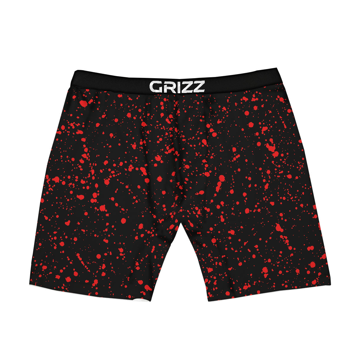 Blood Red Print Pattern Boxer Briefs-grizzshop