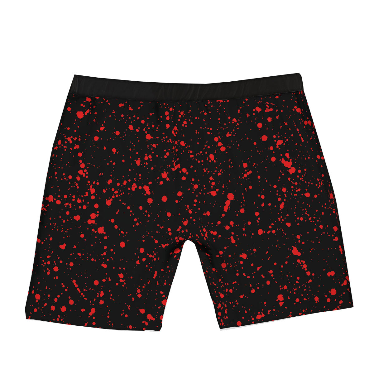 Blood Red Print Pattern Boxer Briefs-grizzshop