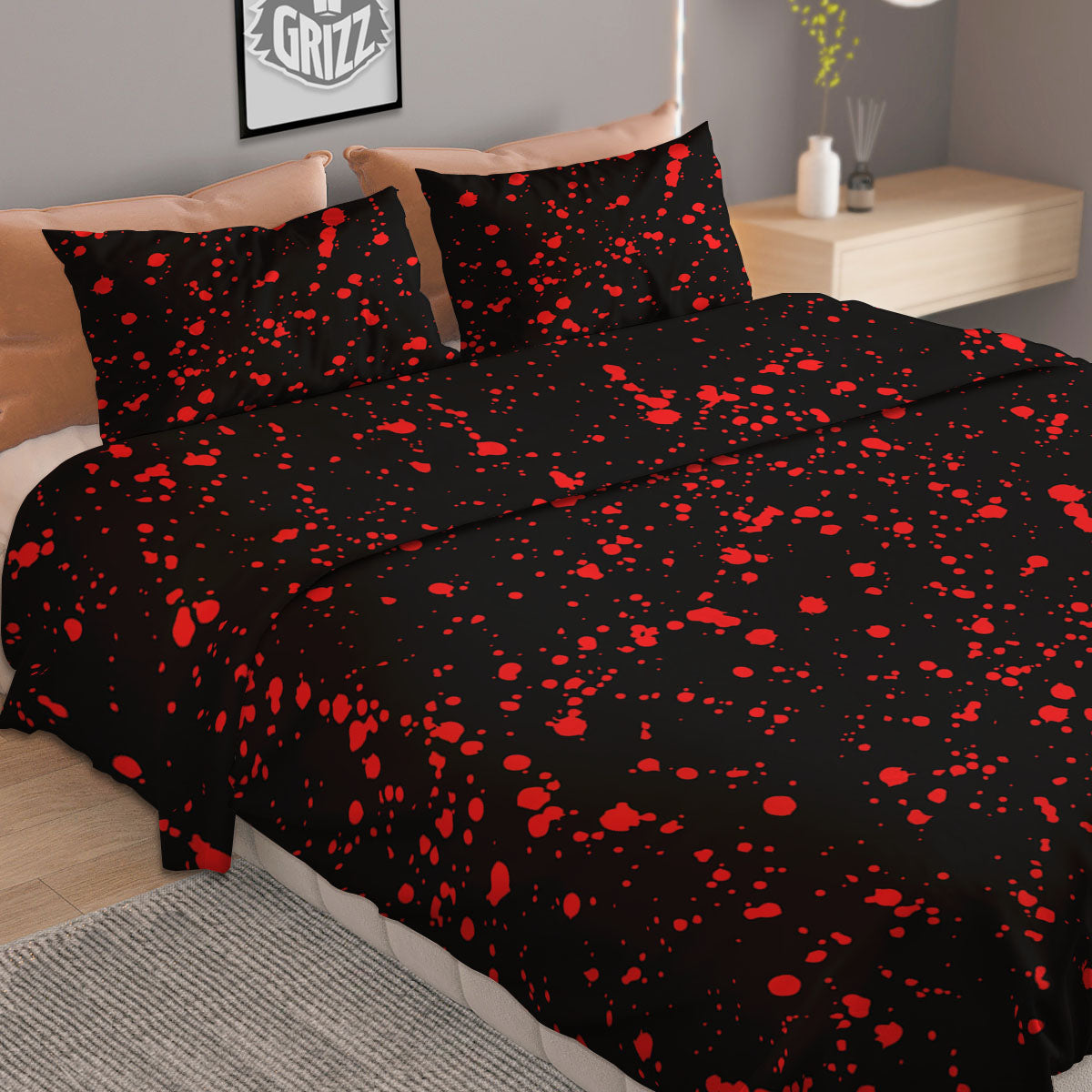 Bandana White Paisley Print Pattern Duvet Cover Bedding Set